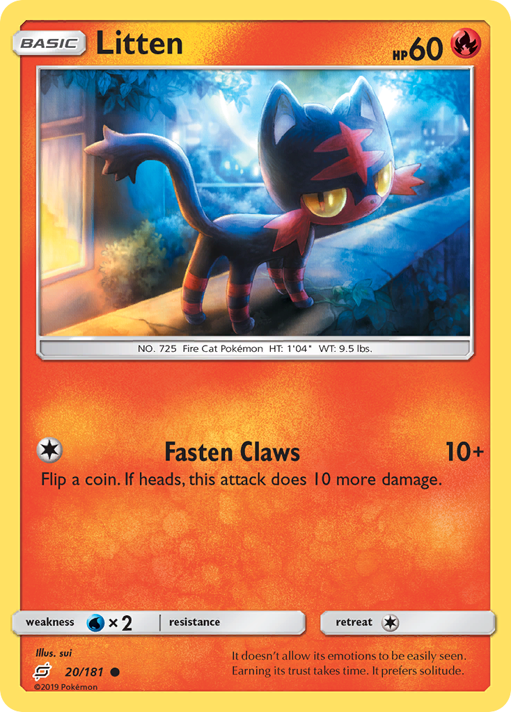 Litten (20/181) [Sun & Moon: Team Up] | Exor Games Dartmouth