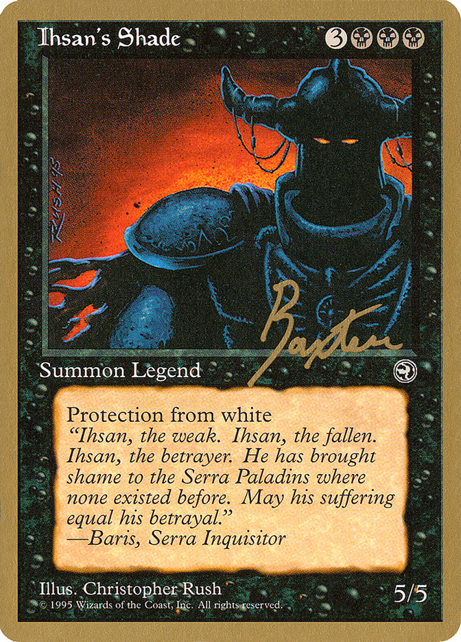 Ihsan's Shade (George Baxter) [Pro Tour Collector Set] | Exor Games Dartmouth