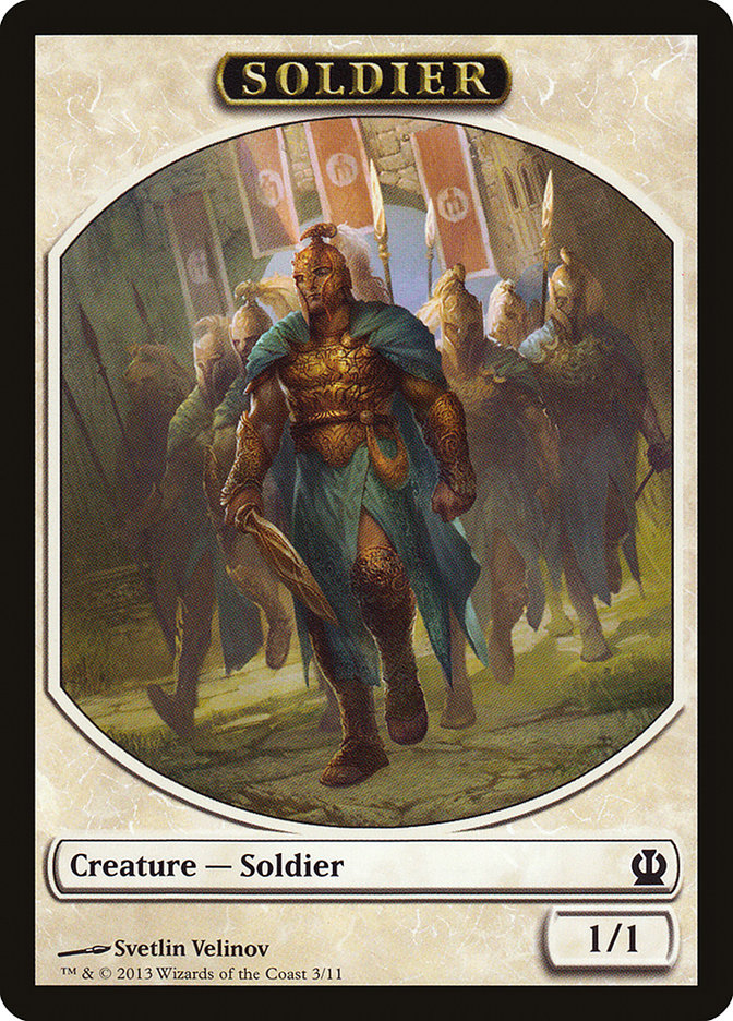 Soldier (3/11) [Theros Tokens] | Exor Games Dartmouth