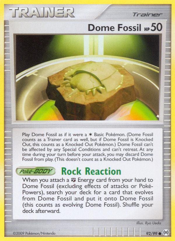 Dome Fossil (92/99) [Platinum: Arceus] | Exor Games Dartmouth