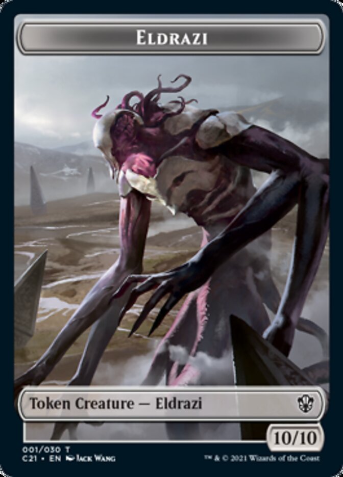 Eldrazi // Champion of Wits Token [Commander 2021 Tokens] | Exor Games Dartmouth