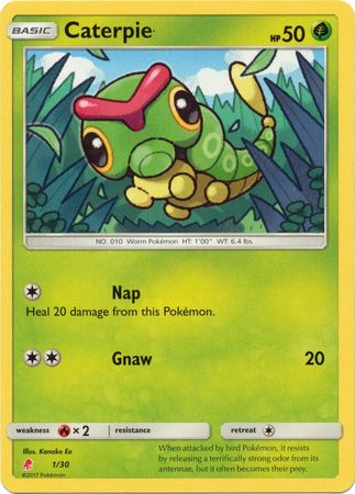 Caterpie (1/30) [Sun & Moon: Trainer Kit - Lycanroc] | Exor Games Dartmouth