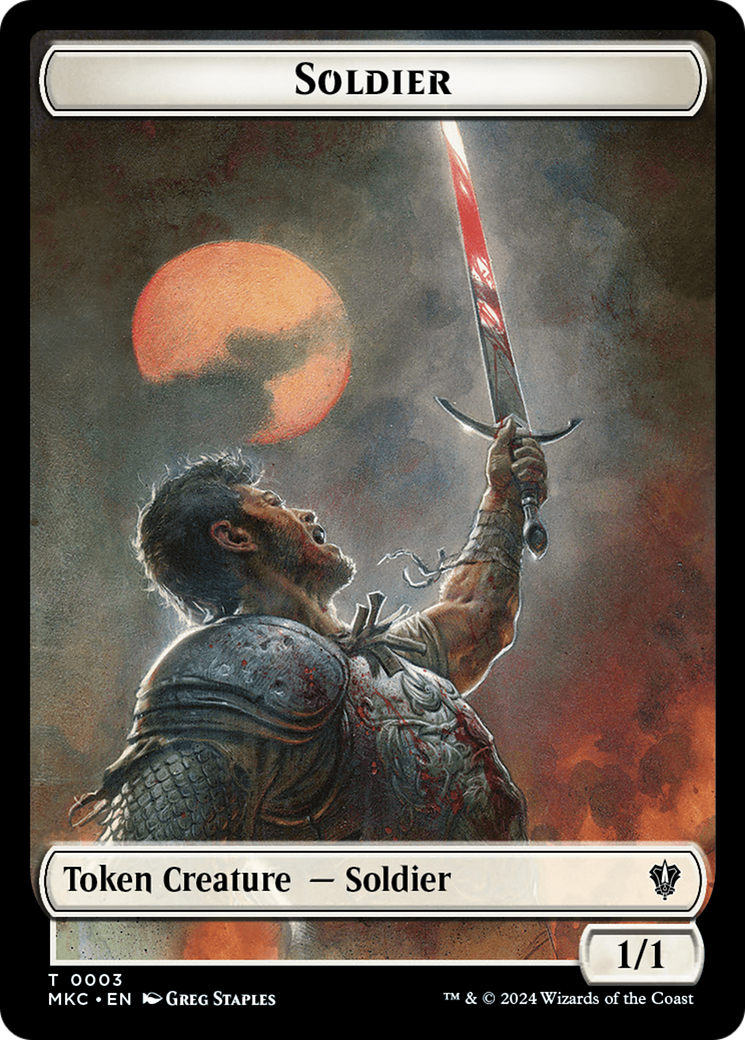 Soldier // Ogre Double-Sided Token [Murders at Karlov Manor Commander Tokens] | Exor Games Dartmouth