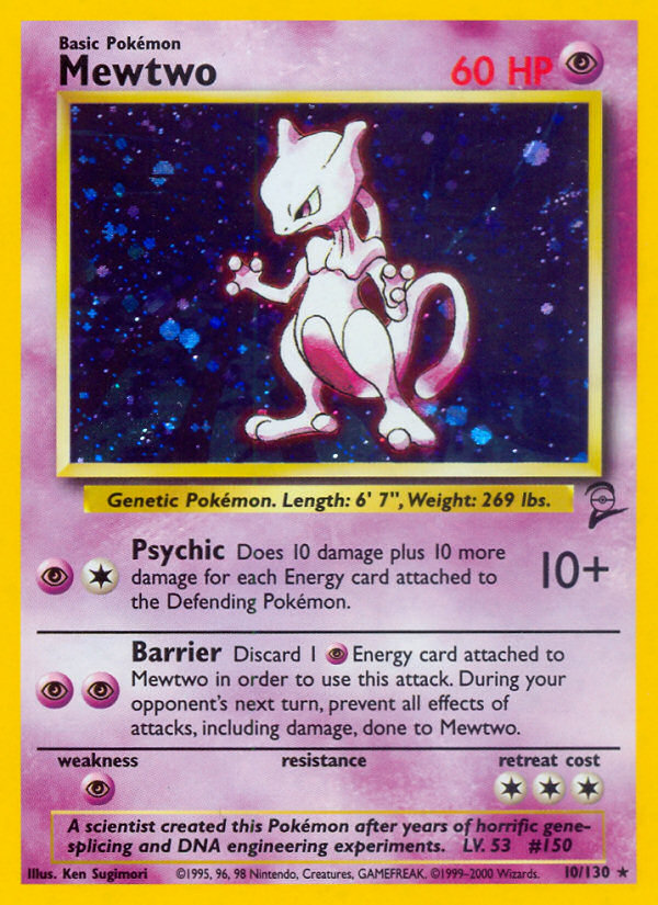 Mewtwo (10/130) [Base Set 2] | Exor Games Dartmouth