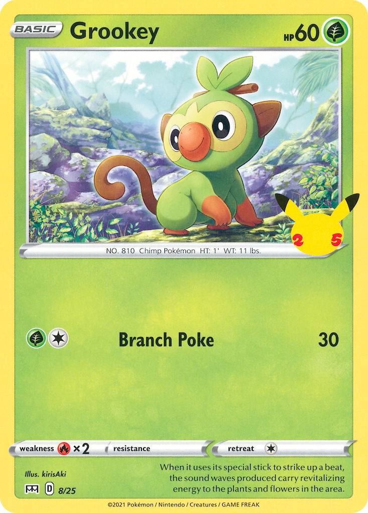 Grookey (8/25) [McDonald's 25th Anniversary] | Exor Games Dartmouth