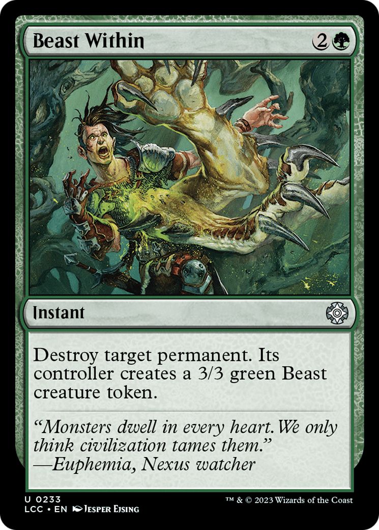 Beast Within [The Lost Caverns of Ixalan Commander] | Exor Games Dartmouth