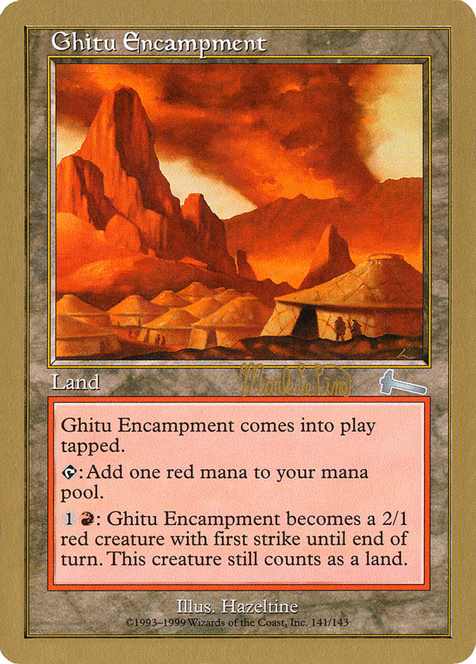 Ghitu Encampment (Mark Le Pine) [World Championship Decks 1999] | Exor Games Dartmouth