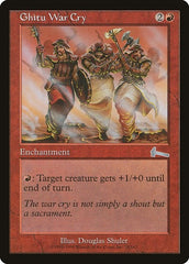 Ghitu War Cry [Urza's Legacy] | Exor Games Dartmouth