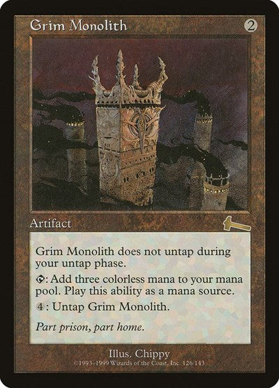 Grim Monolith [Urza's Legacy] | Exor Games Dartmouth