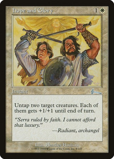 Hope and Glory [Urza's Legacy] | Exor Games Dartmouth