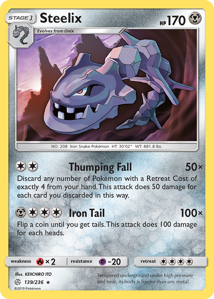 Steelix (139/236) [Sun & Moon: Cosmic Eclipse] | Exor Games Dartmouth