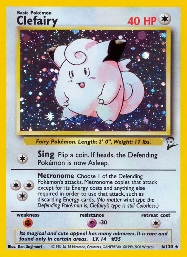 Clefairy (6/130) [Base Set 2] | Exor Games Dartmouth