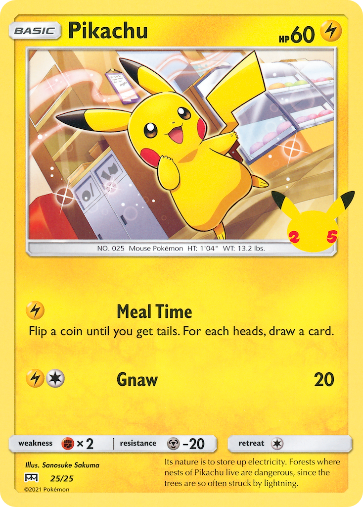 Pikachu (25/25) [McDonald's 25th Anniversary] | Exor Games Dartmouth