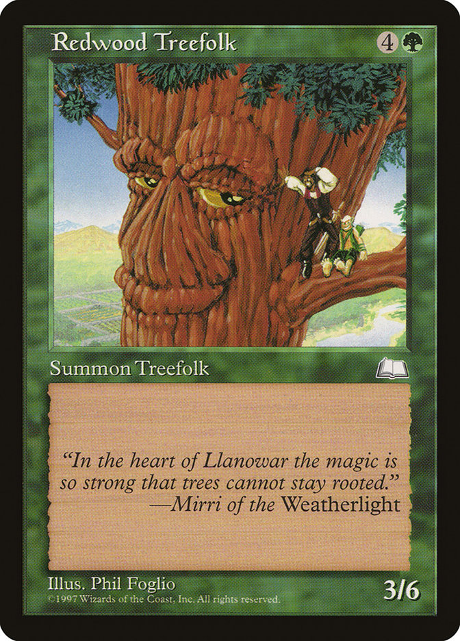 Redwood Treefolk [Weatherlight] | Exor Games Dartmouth