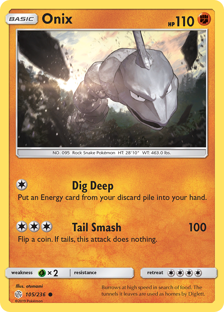 Onix (105/236) [Sun & Moon: Cosmic Eclipse] | Exor Games Dartmouth