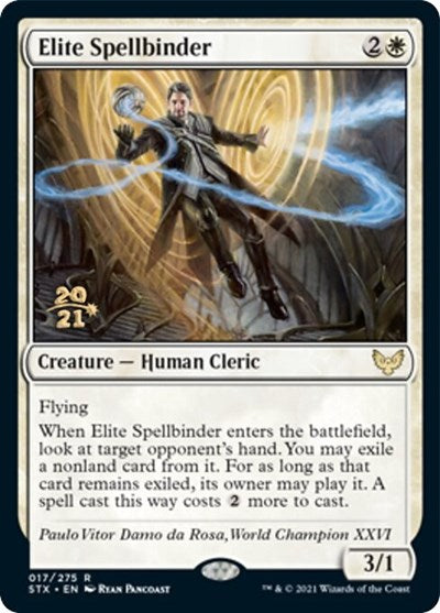 Elite Spellbinder [Strixhaven: School of Mages Prerelease Promos] | Exor Games Dartmouth