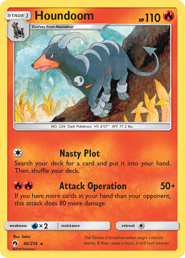Houndoom (46/214) [Sun & Moon: Lost Thunder] | Exor Games Dartmouth