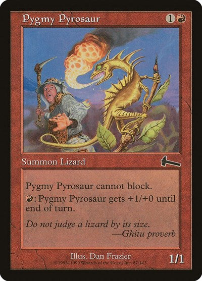 Pygmy Pyrosaur [Urza's Legacy] | Exor Games Dartmouth