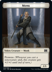 Egg // Monk Double-sided Token [Double Masters 2022 Tokens] | Exor Games Dartmouth