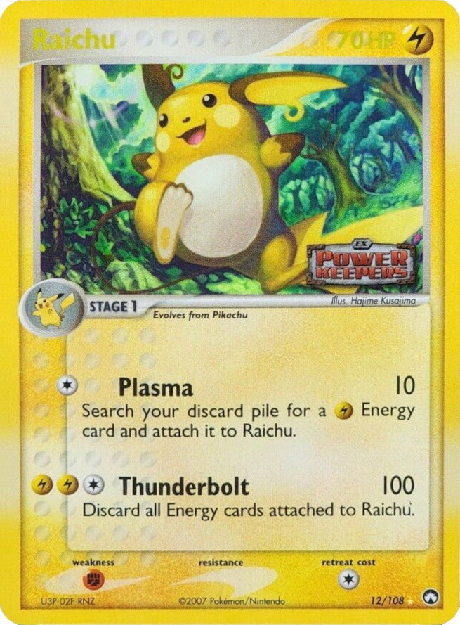 Raichu (12/108) (Stamped) [EX: Power Keepers] | Exor Games Dartmouth