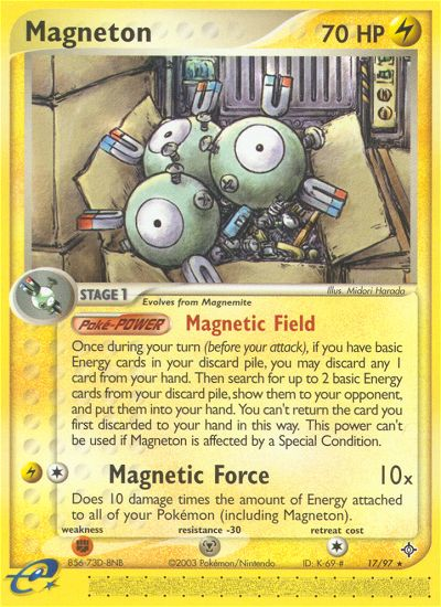 Magneton (17/97) [EX: Dragon] | Exor Games Dartmouth