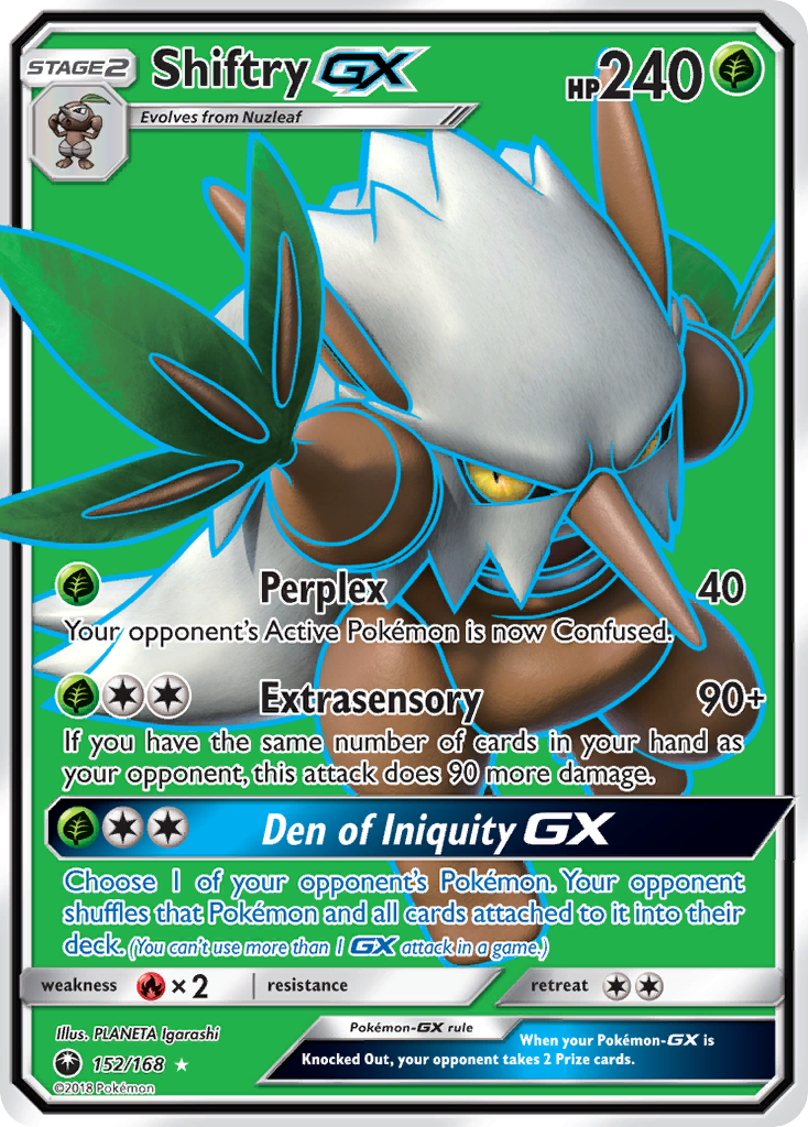 Shiftry GX (152/168) [Sun & Moon: Celestial Storm] | Exor Games Dartmouth