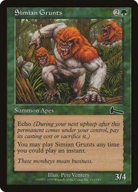 Simian Grunts [Urza's Legacy] | Exor Games Dartmouth