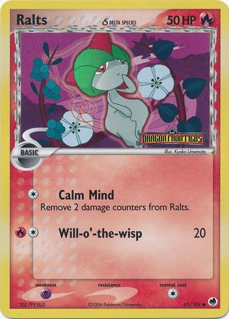 Ralts (61/101) (Delta Species) (Stamped) [EX: Dragon Frontiers] | Exor Games Dartmouth