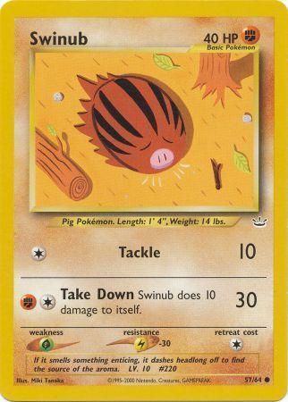 Swinub (57/64) [Neo Revelation Unlimited] | Exor Games Dartmouth