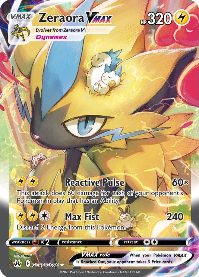 Zeraora VMAX (GG42/GG70) [Sword & Shield: Crown Zenith] | Exor Games Dartmouth