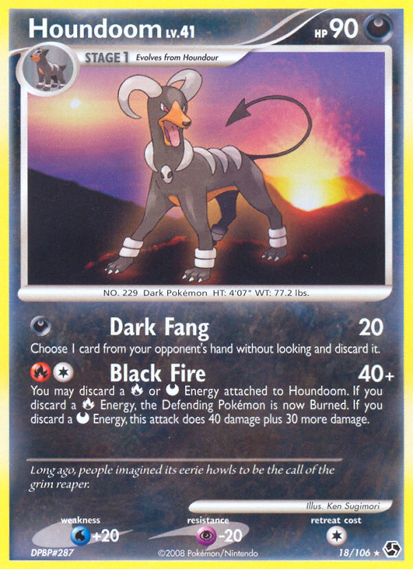 Houndoom (18/106) [Diamond & Pearl: Great Encounters] | Exor Games Dartmouth