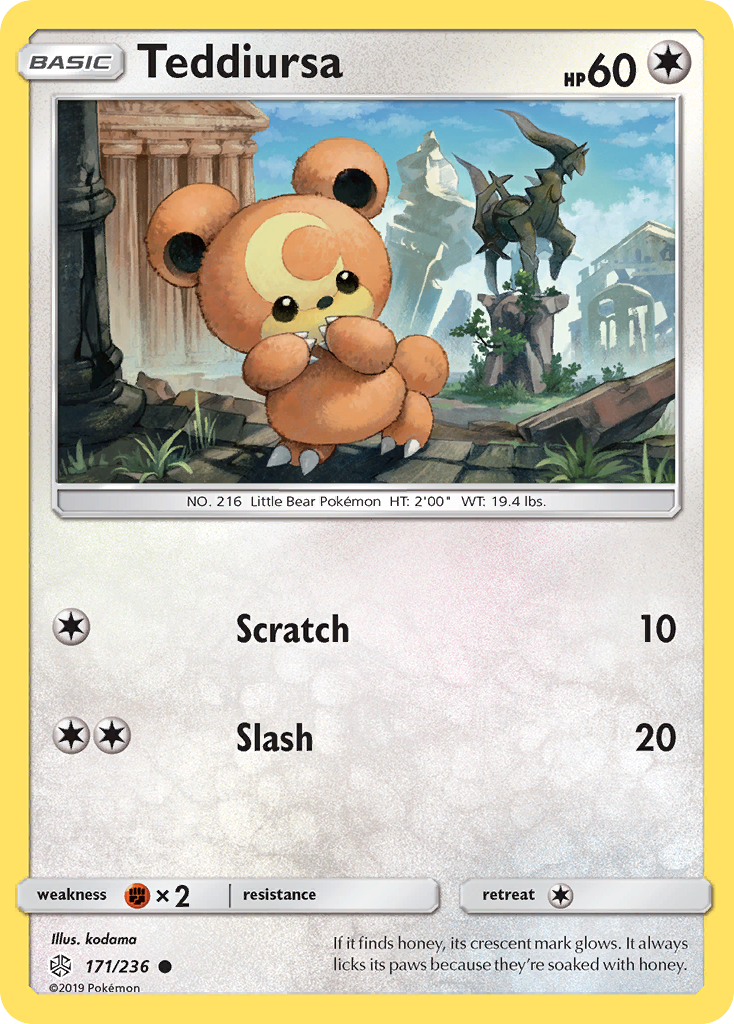 Teddiursa (171/236) [Sun & Moon: Cosmic Eclipse] | Exor Games Dartmouth