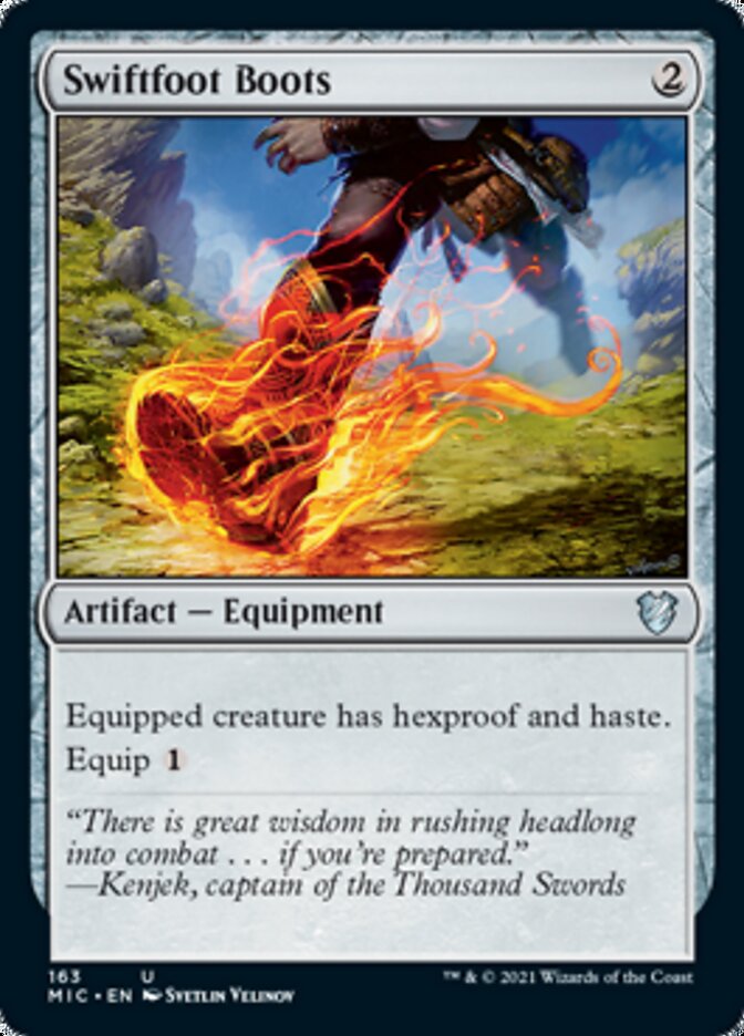 Swiftfoot Boots [Innistrad: Midnight Hunt Commander] | Exor Games Dartmouth