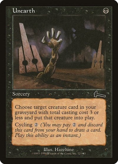 Unearth [Urza's Legacy] | Exor Games Dartmouth