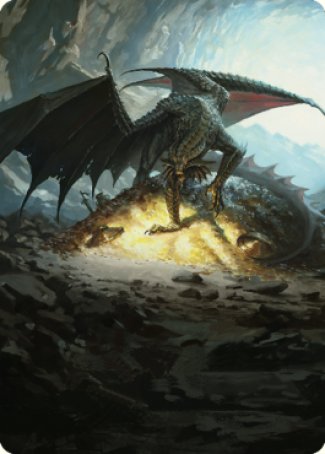 Ancient Copper Dragon Art Card (04) [Commander Legends: Battle for Baldur's Gate Art Series] | Exor Games Dartmouth