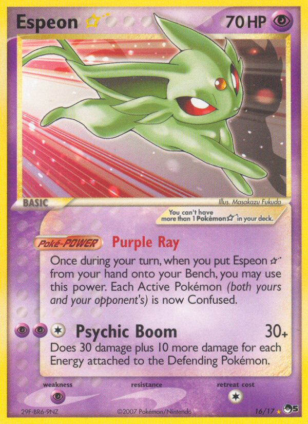 Espeon Star (16/17) [POP Series 5] | Exor Games Dartmouth