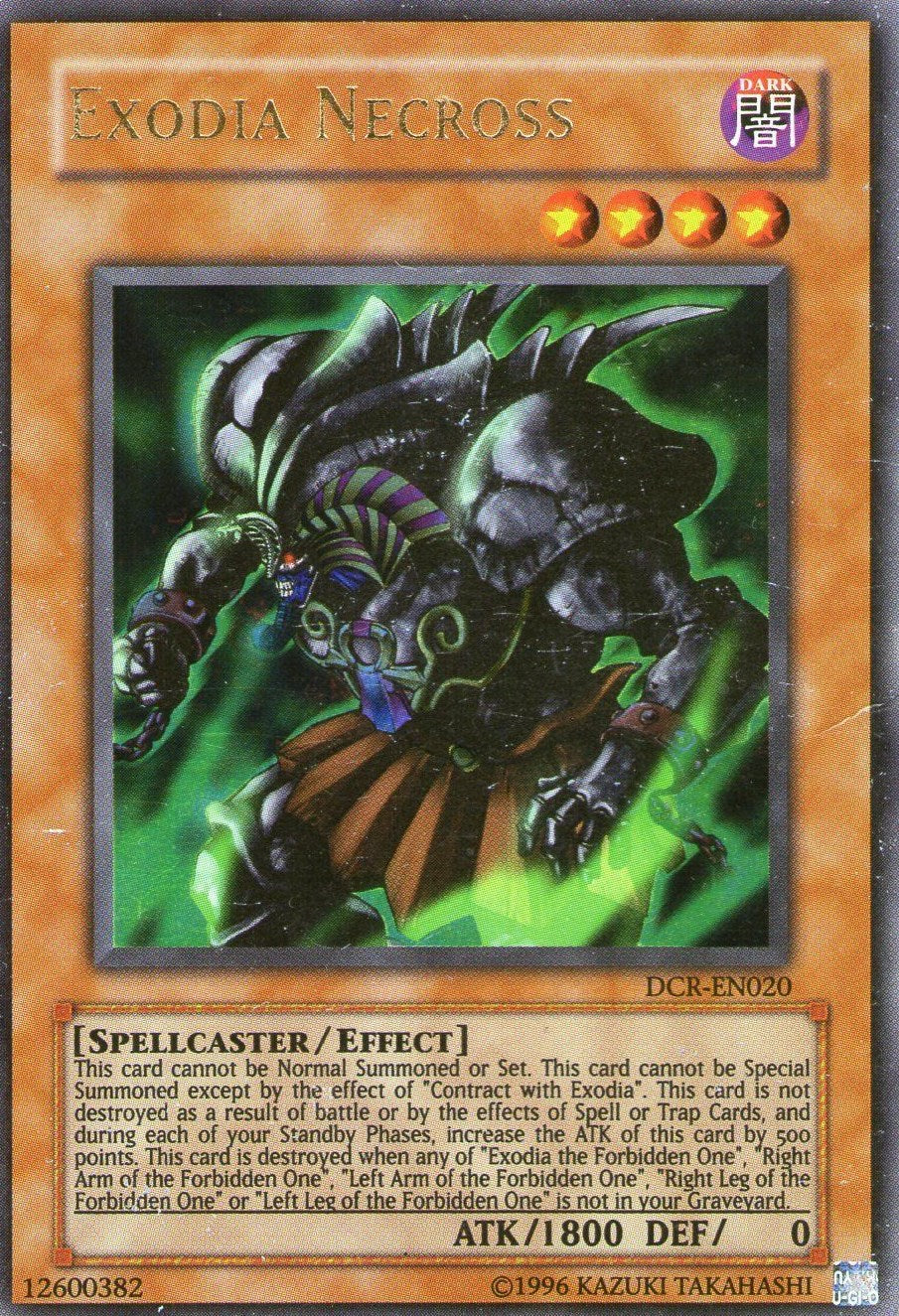 Exodia Necross [DCR-EN020] Ultra Rare | Exor Games Dartmouth