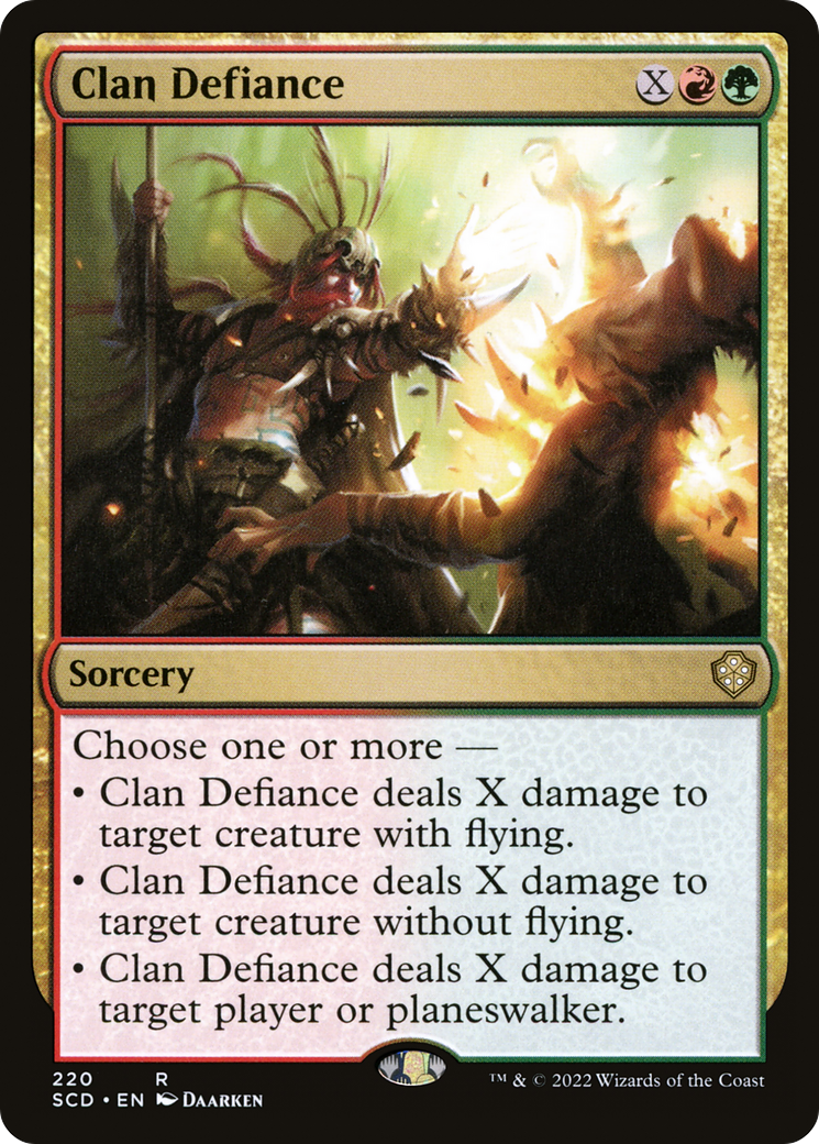 Clan Defiance [Starter Commander Decks] | Exor Games Dartmouth