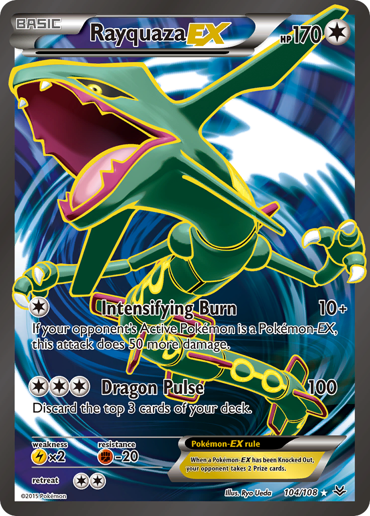 Rayquaza EX (104/108) [XY: Roaring Skies] | Exor Games Dartmouth