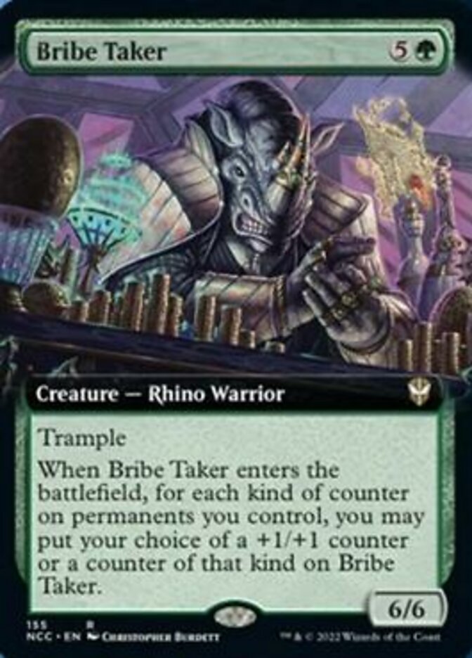 Bribe Taker (Extended Art) [Streets of New Capenna Commander] | Exor Games Dartmouth