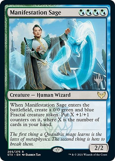 Manifestation Sage (Promo Pack) [Strixhaven: School of Mages Promos] | Exor Games Dartmouth