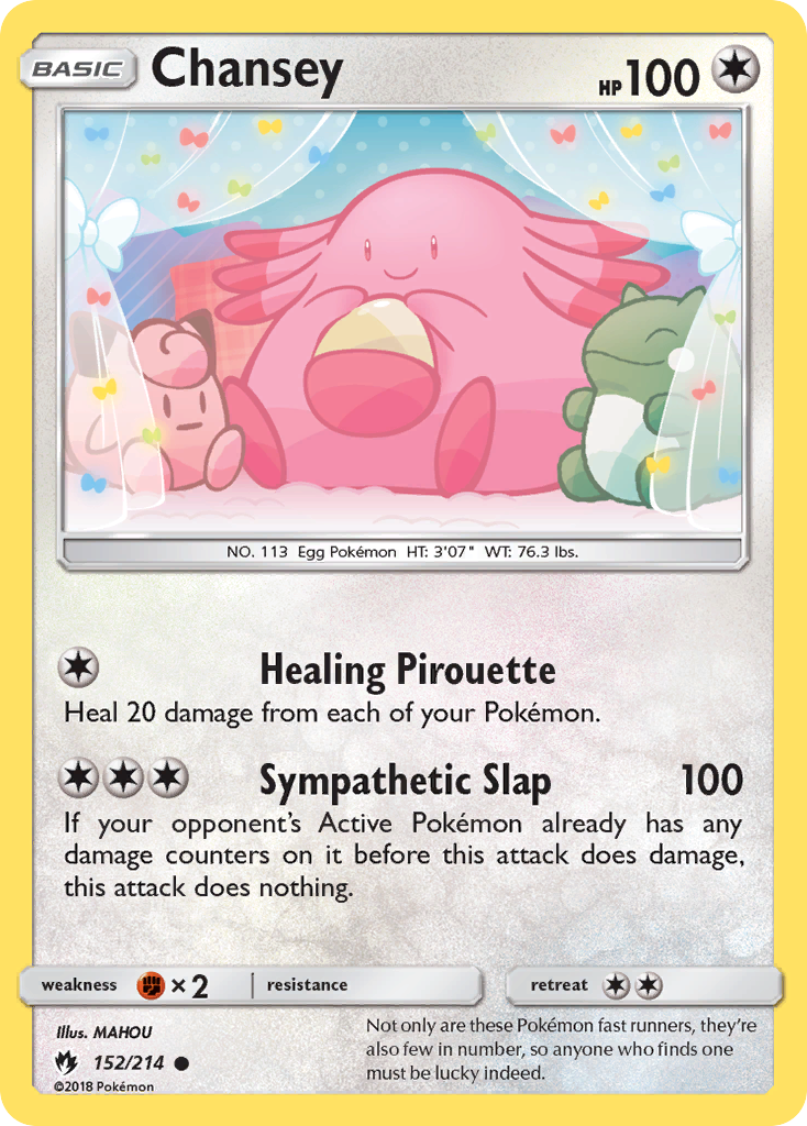 Chansey (152/214) [Sun & Moon: Lost Thunder] | Exor Games Dartmouth