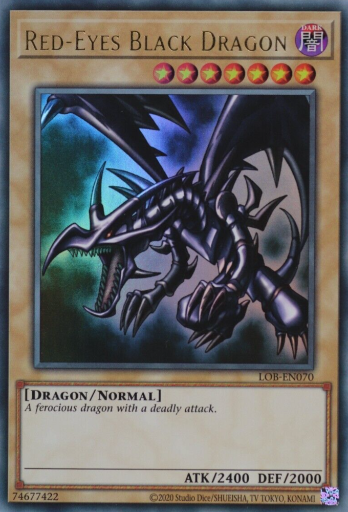 Red-Eyes Black Dragon (25th Anniversary) [LOB-EN070] Ultra Rare | Exor Games Dartmouth