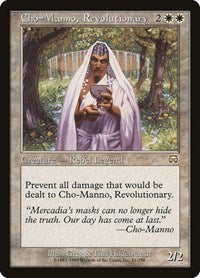 Cho-Manno, Revolutionary [Mercadian Masques] | Exor Games Dartmouth