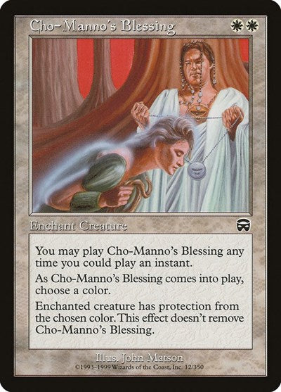 Cho-Manno's Blessing [Mercadian Masques] | Exor Games Dartmouth