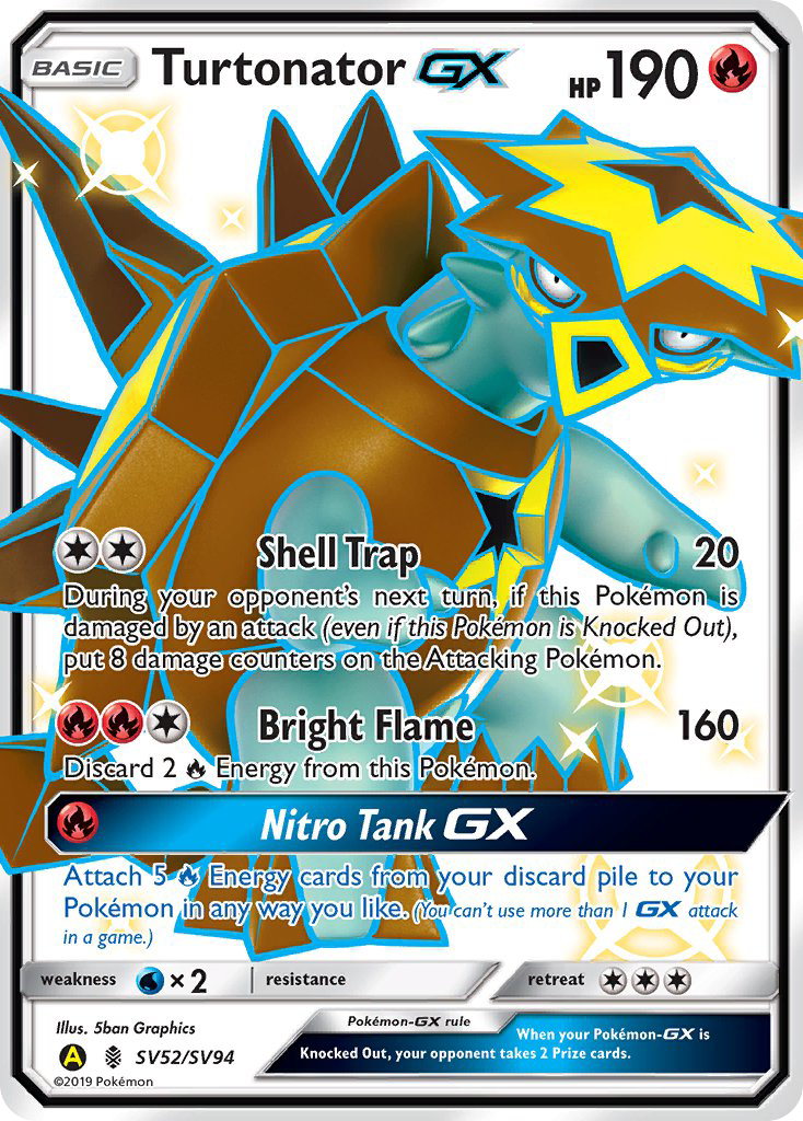 Turtonator GX (SV52/SV94) [Sun & Moon: Hidden Fates - Shiny Vault] | Exor Games Dartmouth