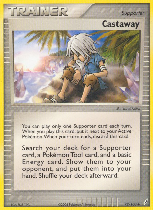 Castaway (72/100) [EX: Crystal Guardians] | Exor Games Dartmouth