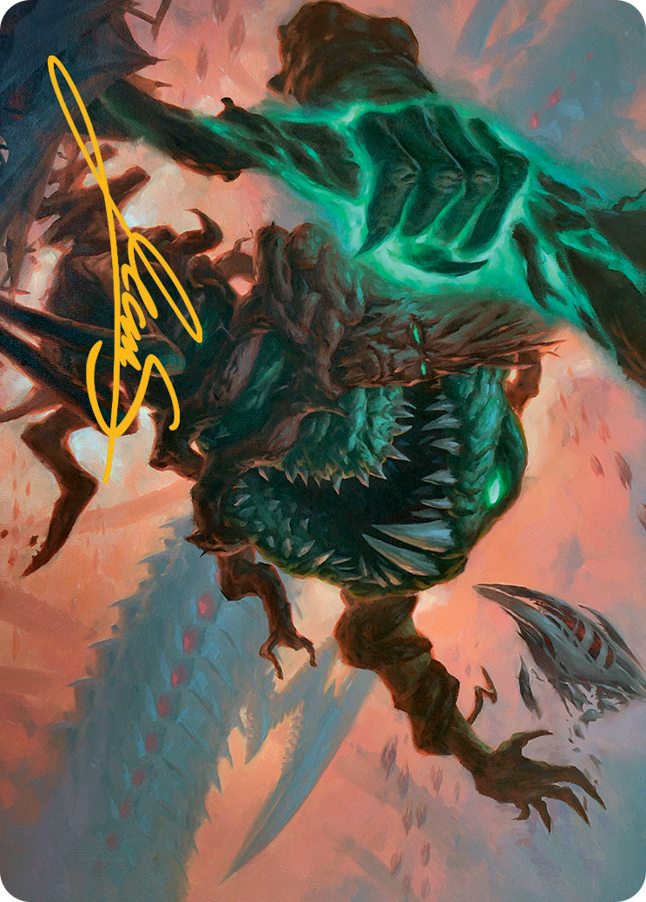 Yargle and Multani Art Card (Gold-Stamped Signature) [March of the Machine Art Series] | Exor Games Dartmouth