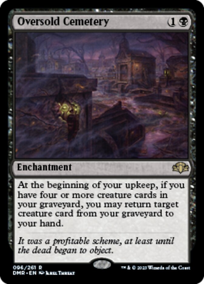 Oversold Cemetery [Dominaria Remastered] | Exor Games Dartmouth