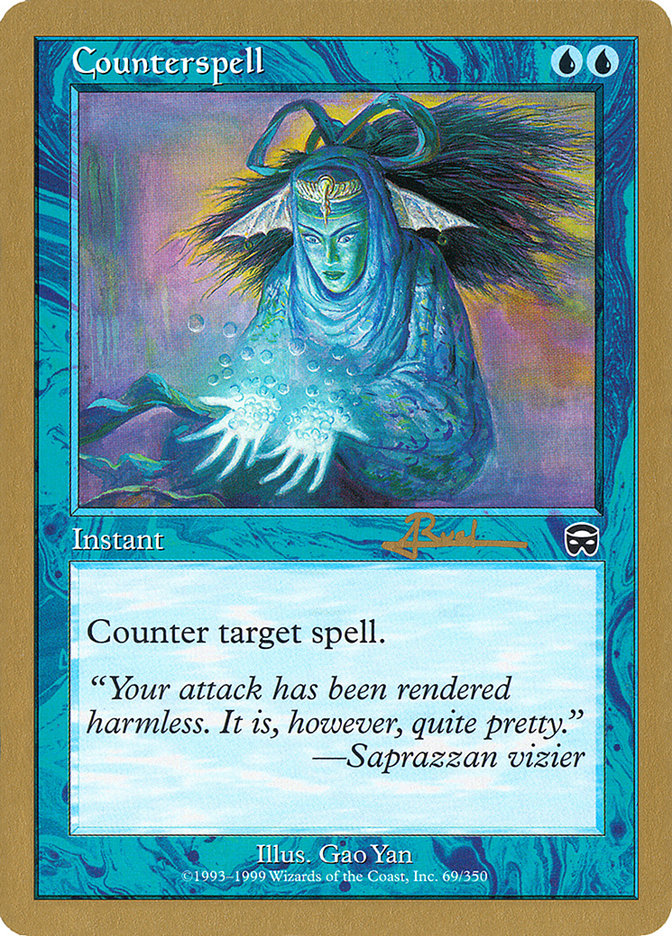 Counterspell (Antoine Ruel) (MMQ) [World Championship Decks 2001] | Exor Games Dartmouth